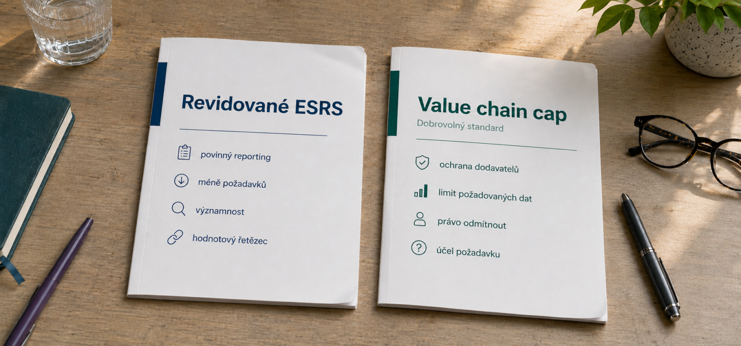 ESG požadavky na dodavatele – revidované ESRS a value chain cap